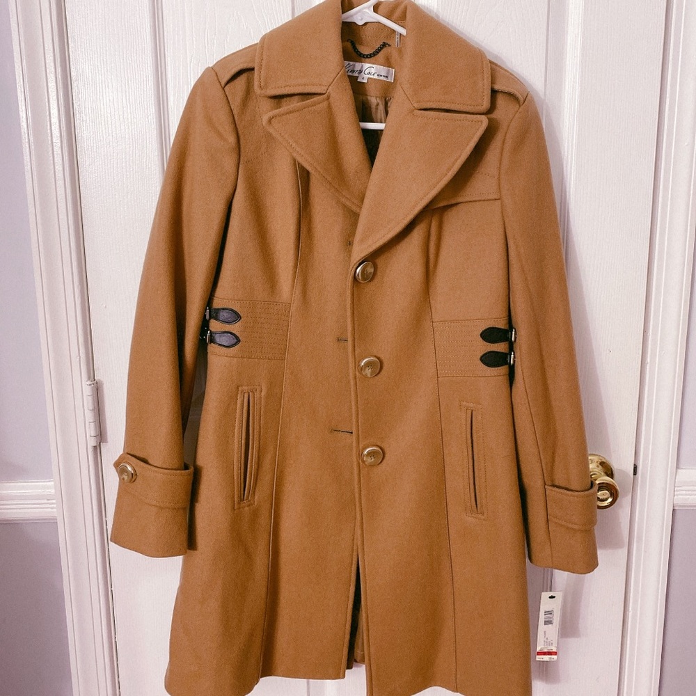 Kenneth Cole camel coat